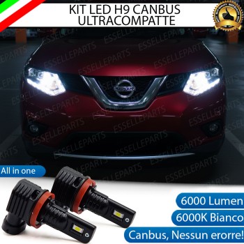 Kit LED H9 Nissan X-Trail MK3 Canbus 6000K 6000 Lumen