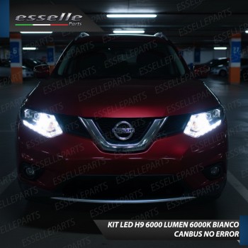 Kit LED H9 Nissan X-Trail MK3 Canbus 6000K 6000 Lumen