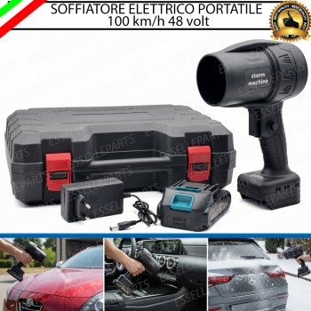 Soffiatore Professionale Auto A Batteria Asciugatura Rapida Senza Aloni 100 Km/H