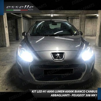 Kit LED H1 Peugeot 308 Mk1 6000K 6000 Lumen