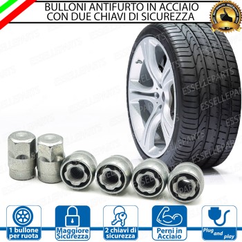 Bulloni Antifurto Ruote Honda CR-Z Con Cerchi In Lega o Ferro