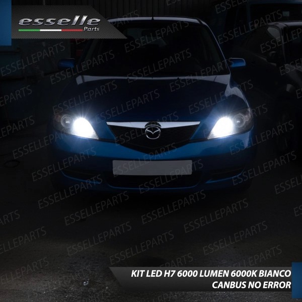 KIT LED H7 per Mazda 2 MK1 Anabbaglianti 6000...
