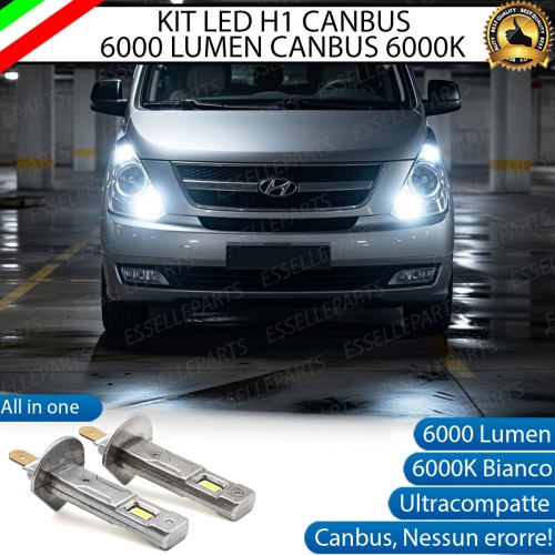 Kit LED H1 Hyundai H1 Abbaglianti 6000K 6000LM Canbus