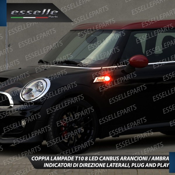 Coppia Lampade T10 W5W 8 LED per Frecce Laterali Mini Clubman R55