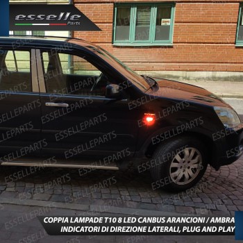 Coppia Lampade T10 W5W 8 LED per Frecce Laterali Honda CR-V II