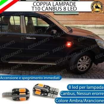 Coppia Lampade T10 W5W 8 LED per Frecce Laterali Honda CR-V II