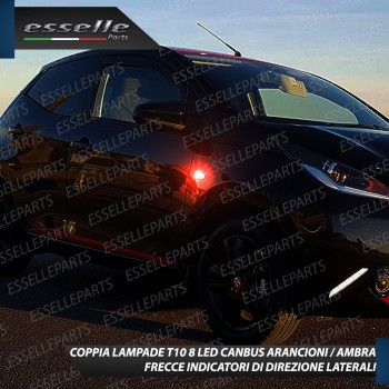 Coppia Lampade T10 W5W 8 LED per Frecce Laterali Toyota Aygo II