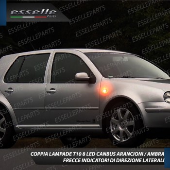 Coppia Lampade T10 W5W 8 LED per Frecce Laterali Volkswagen Golf 4 Coppia Lampade T10 W5W 8 LED per Frecce Laterali Volkswagen Golf 4