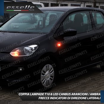 Coppia Lampade T10 W5W 8 LED per Frecce Laterali Volkswagen Up!