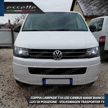 Coppia Luci Posizione LED Per VW Multivan Transporter T5 Restyling Canbus 6000K