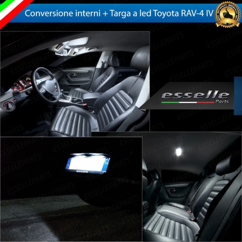 Led interni + Targa TOYOTA RAV4 MK4 RESTYLING
