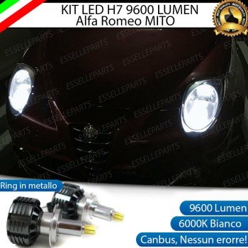 Kit Full LED H7 9600 LUMEN Anabbaglianti ALFA ROMEO MITO