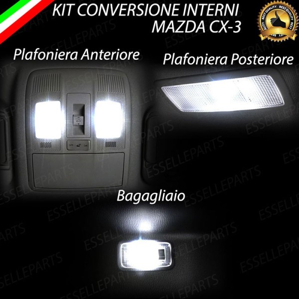 Led interni Completo MAZDA CX-3 canbus 6000k