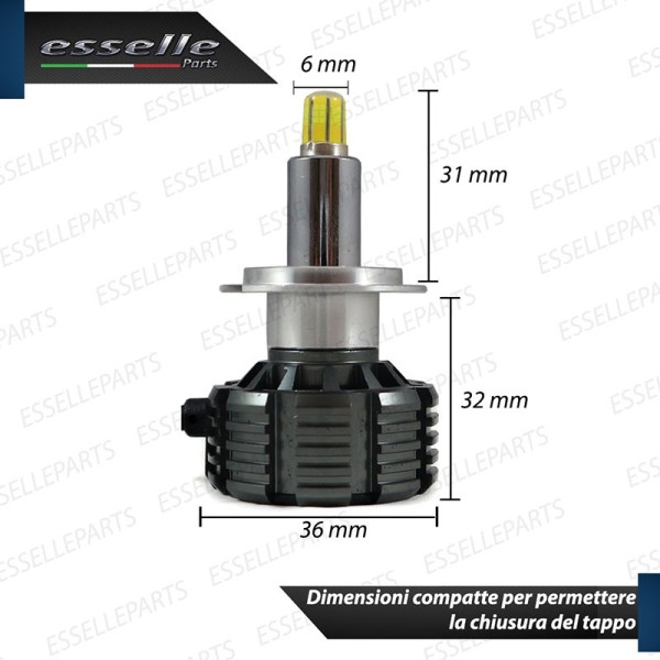 Kit Full LED H7 9600 Lumen 6000K Anabbaglianti HYUNDAI TUCSON 3 Pre-Restyling