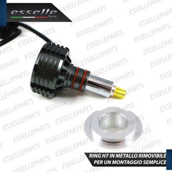 Kit Full LED H7 9600 Lumen 6000K bianco H7 Anabbaglianti ABARTH 500 595 695 RESTYLING