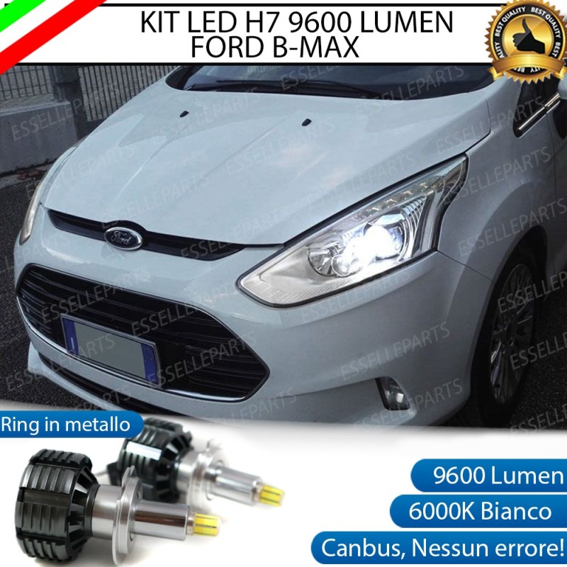 Abbaglianti LED H1 9600Lm per Ford B-max JK restyling