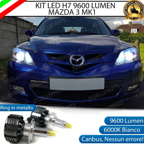Kit Full LED H7 9600 LUMEN Anabbaglianti MAZDA 3 I