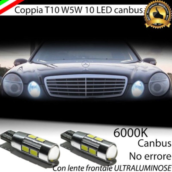 Luci posizione 10 LED Canbus 660 Lumen