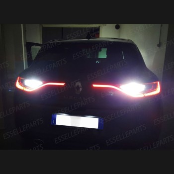 Coppia lampade P21W 15 LED con lente 6000K Retromarcia Renault Megane 4 sporter SW