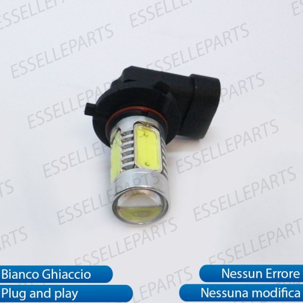 Coppia Lampade HB4 LED COB 900 LUMEN Canbus 6000K Bianco Ghiaccio