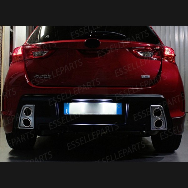 Luci Targa 5 LED Per Toyota Auris MK2 Canbus 6000K Bianco