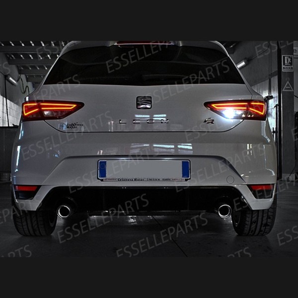 Lampada 13 LED Retromarcia Canbus 6000K Bianco 600 Lumen per Seat Leon 3 5F Restyling