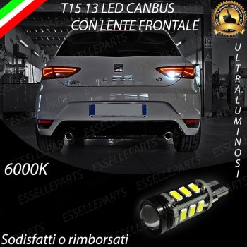 Lampada 13 LED Retromarcia Canbus 6000K Bianco 600 Lumen per Seat Leon 3 5F Restyling