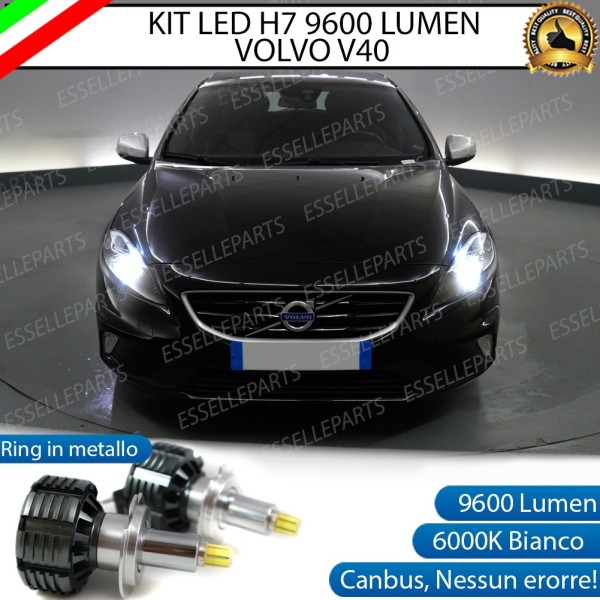 Kit Full LED H7 9600 LUMEN Anabbaglianti VOLVO V40 II