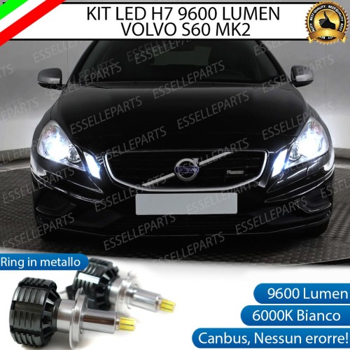 Kit Full LED H7 9600 LUMEN Anabbaglianti VOLVO S60 II