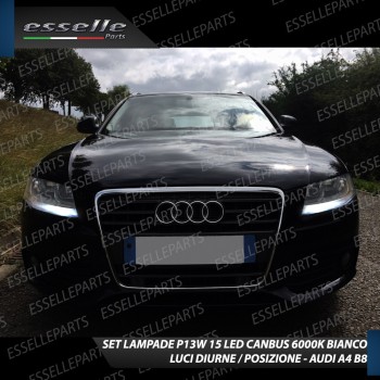 Conversione Fari Full LED 6000K bianco Audi A4 B8 Allroad Pre-Restyling
