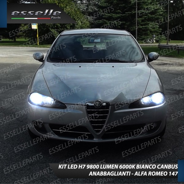 Kit Full LED H7 coppia lampade ANABBAGLIANTI ALFA ROMEO 147 RESTYLING