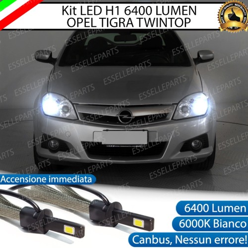 Kit Full LED H1 Abbaglianti 6400 LUMEN OPEL TIGRA TWIN TOP