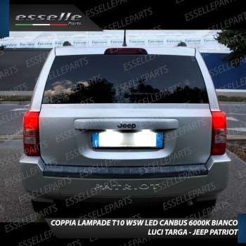 Luci Targa 9 LED Canbus 6000K per JEEP PATRIOT Luci Targa 9 LED Canbus 6000K per JEEP PATRIOT