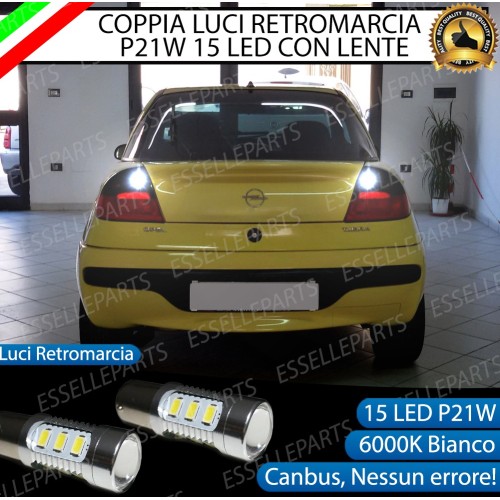 Luci Retromarcia 15 LED Opel Tigra CON LENTE FRONTALE