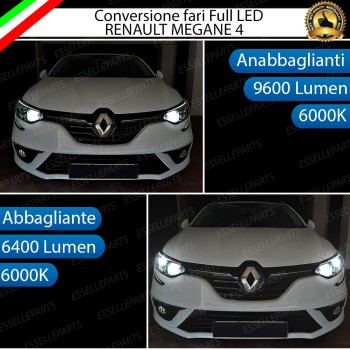 Conversione Fari Full LED 6000k per RENAULT MEGANE 4