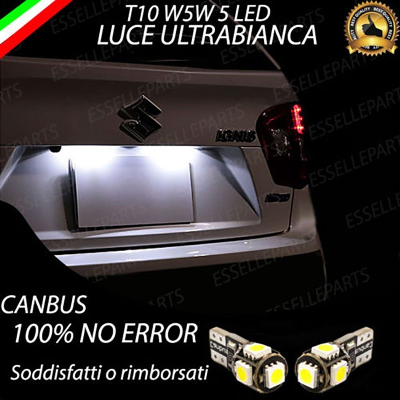 Luci targa 5 LED Canbus