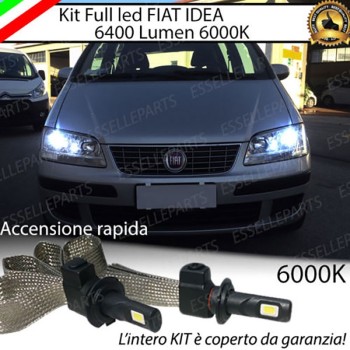 Kit Full LED H7 6400 LUMEN Anabbaglianti FIAT IDEA