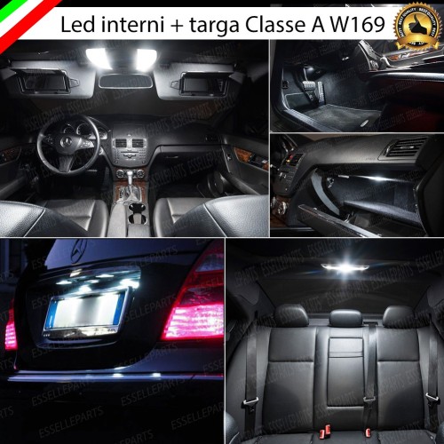 Led interni + targa per MERCEDES CLASSE A W169