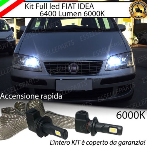 Kit Full LED H1 Abbaglianti 6400 LUMEN FIAT IDEA