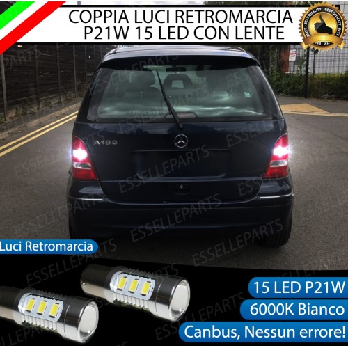 Luci Retromarcia 15 LED Mercedes Classe A W168 CON LENTE FRONTALE