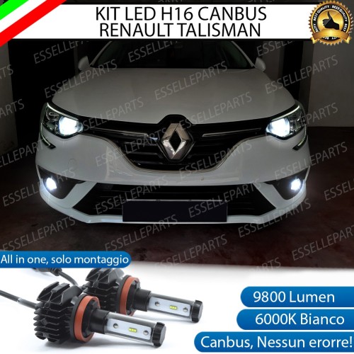 Kit Full Led 6000k H16 canbus RENAULT TALISMAN Fendinebbia No Error