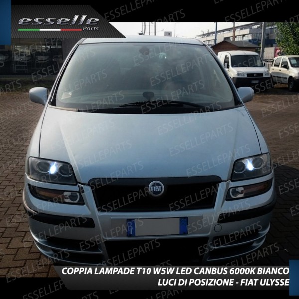 Luci posizione T10 W5W 5 LED Canbus Fiat Ulysse II