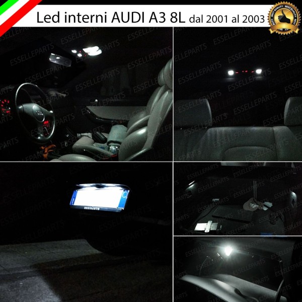 LED Interni Targa A3 8L dal 2001 al 2003