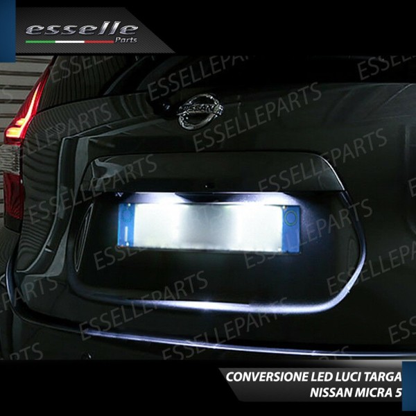 Led interni + Targa Nissan Micra MK5