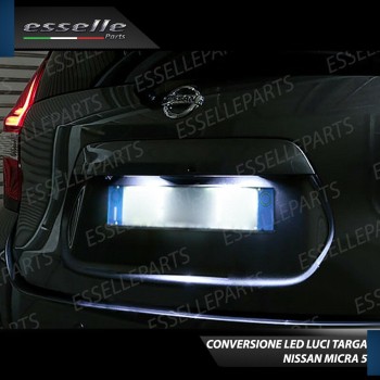Led interni + Targa Nissan Micra MK5