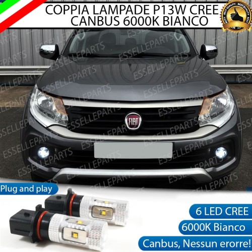Lampade Posizione Diurne LED Fiat Fullback 6000k Canbus