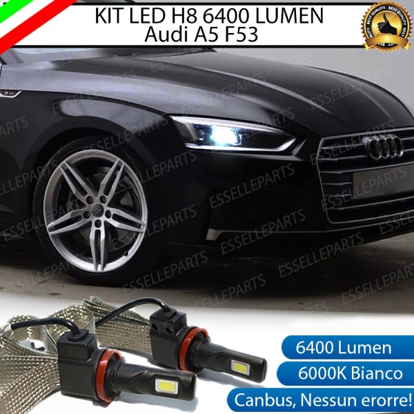 Kit Full LED H8 Luci di svolta 6400 lumen AUDI A5 F53