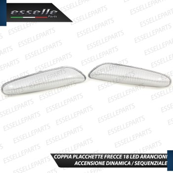Placchette Dinamiche Laterali a 18 led per frecce per BMW SERIE 3 E36 RESTYLING