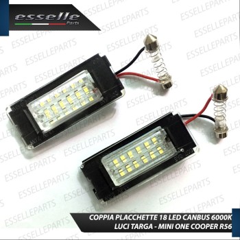 Placchette a LED Complete MINI R56 TARGA Placchette a LED Complete MINI R56 TARGA