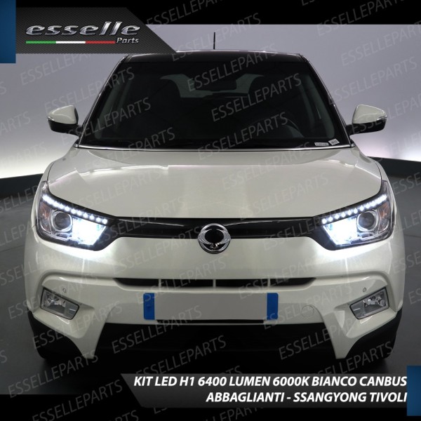 Kit Full LED H1 Abbaglianti 6400 LUMEN SSANGYONG TIVOLI